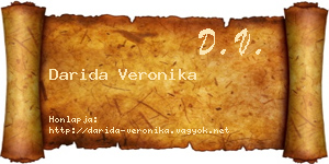 Darida Veronika névjegykártya