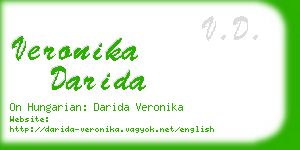 veronika darida business card